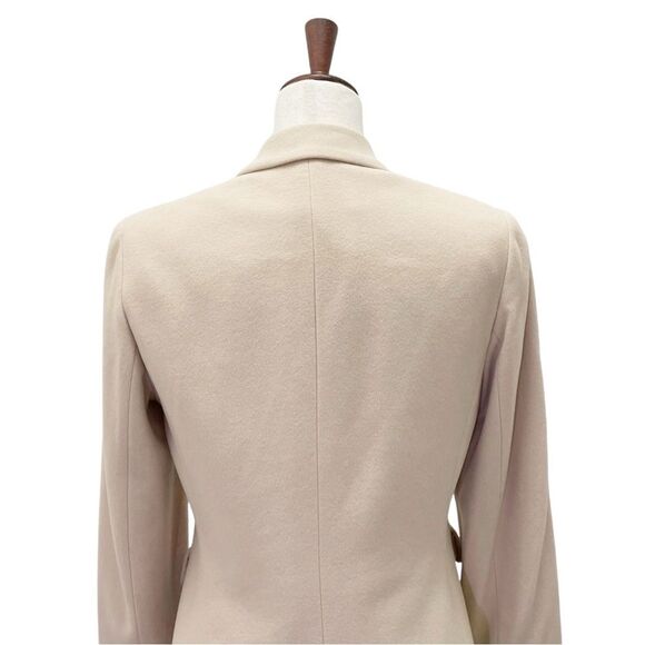 Ann Taylor Cashmere Wool Blend 3 Button Blazer Taupe Light Tan Size 4P 4 Petite - Picture 9 of 15